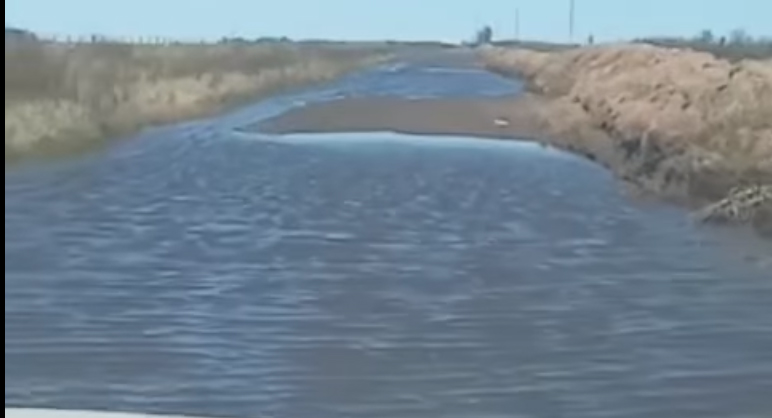 Caminos transformados en canales